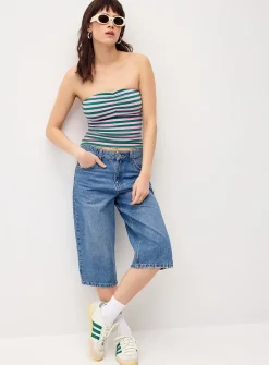 Striped tube top