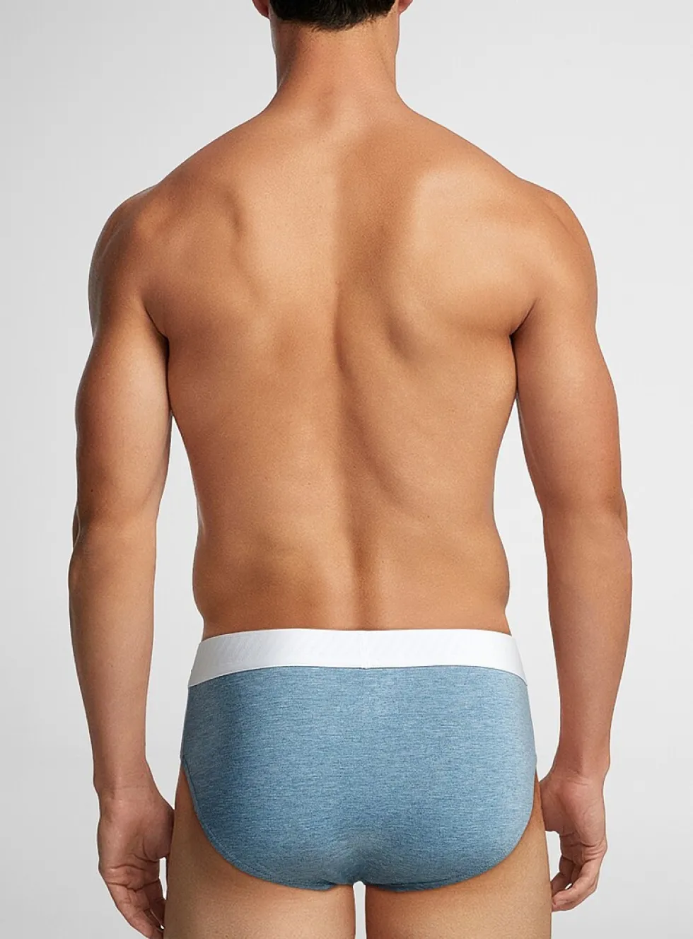 Striped-band brief