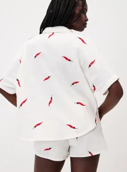 Summer embroidery shirt