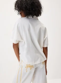 Summer embroidery shirt