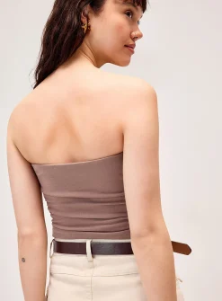 Summery double-layer tube top