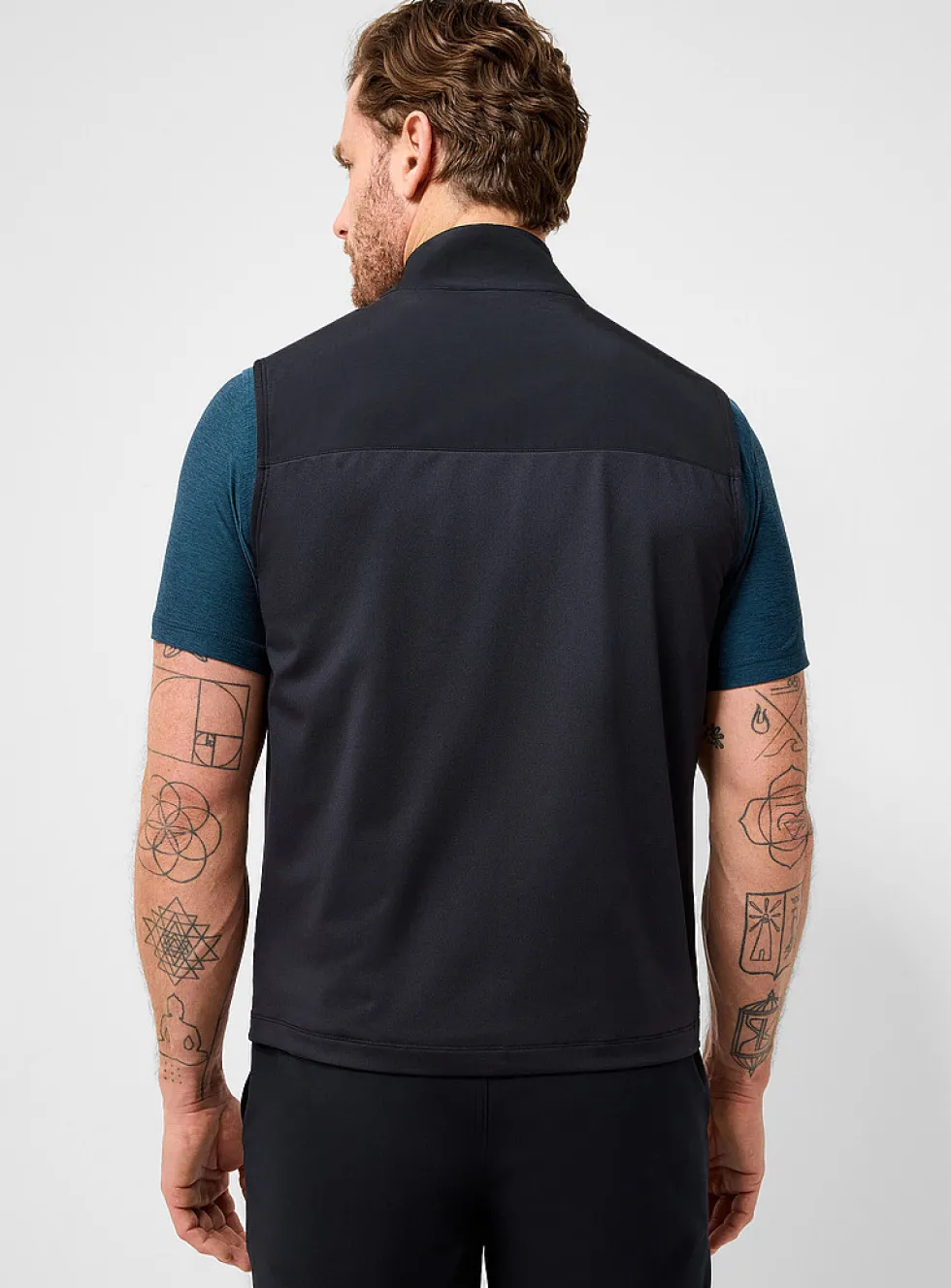 Sunday Element sleeveless stand-up-collar jacket