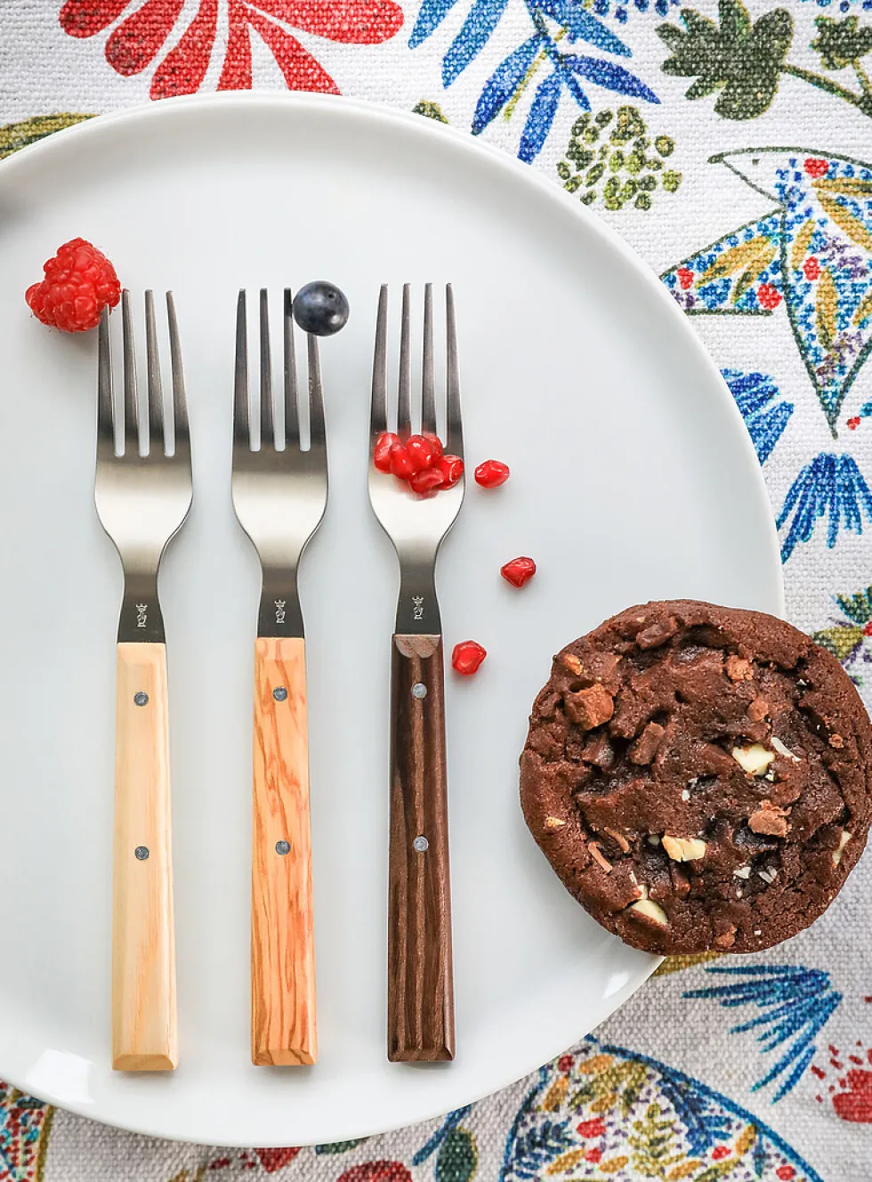 Sylve olive wood handle forks