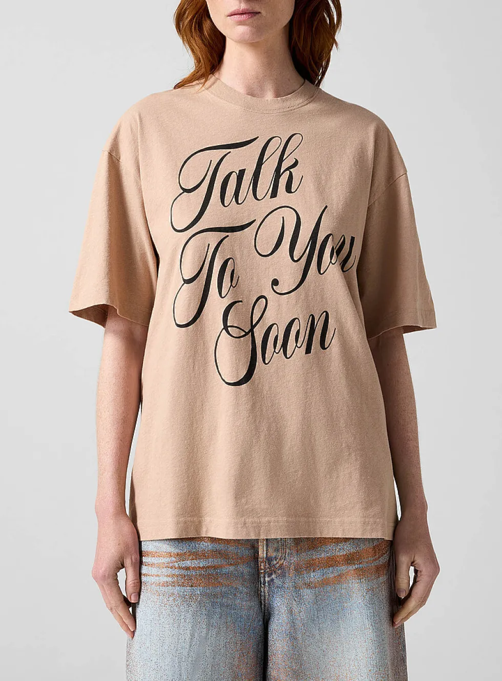 Talk To You Soon oversized tee