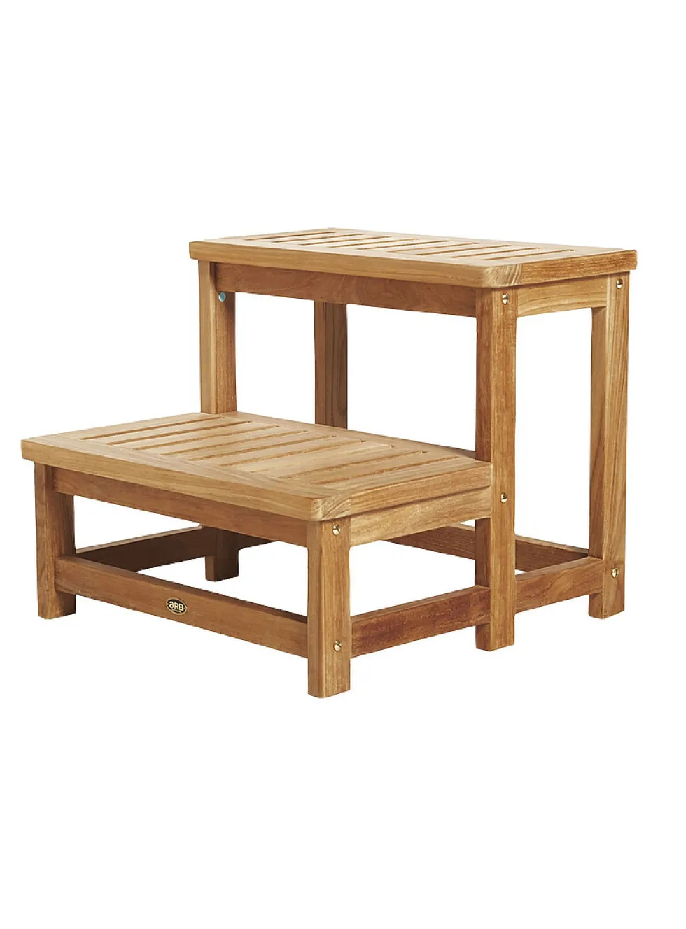 Teak wood spa step stool