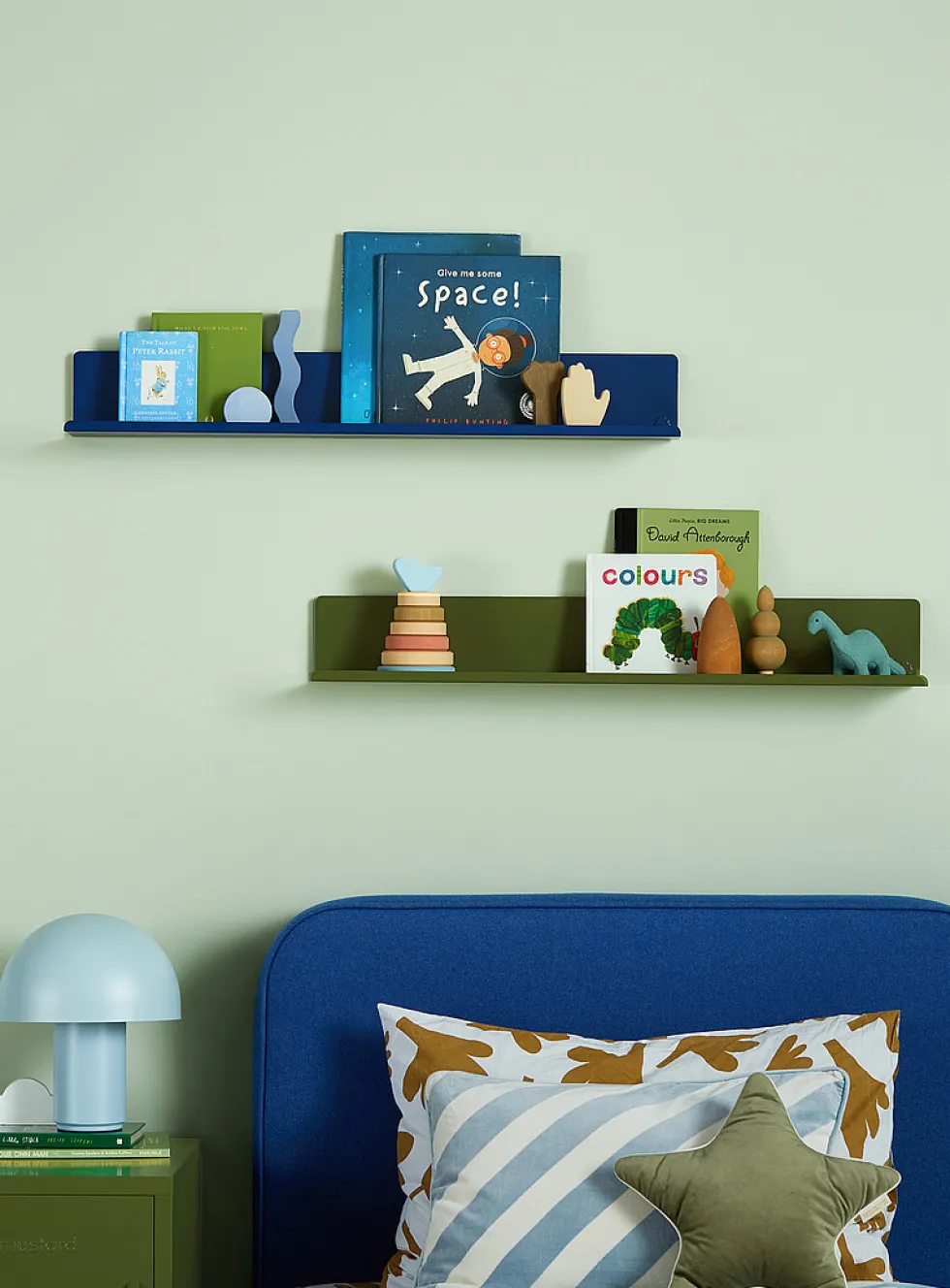 The Ledge large metallic shelf
