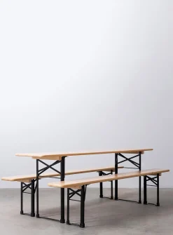 The Original outdoor table and bench set