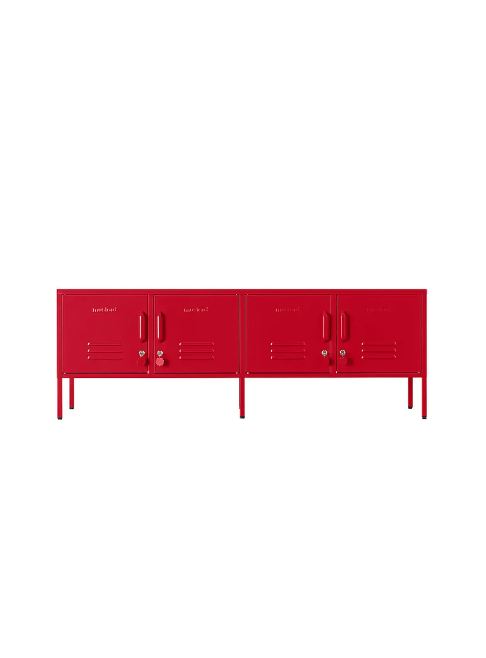 The Standard storage units metallic TV unit