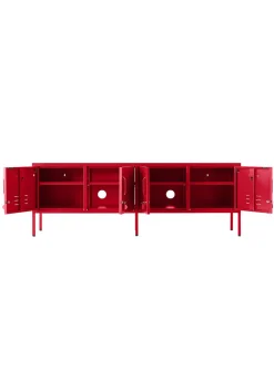 The Standard storage units metallic TV unit