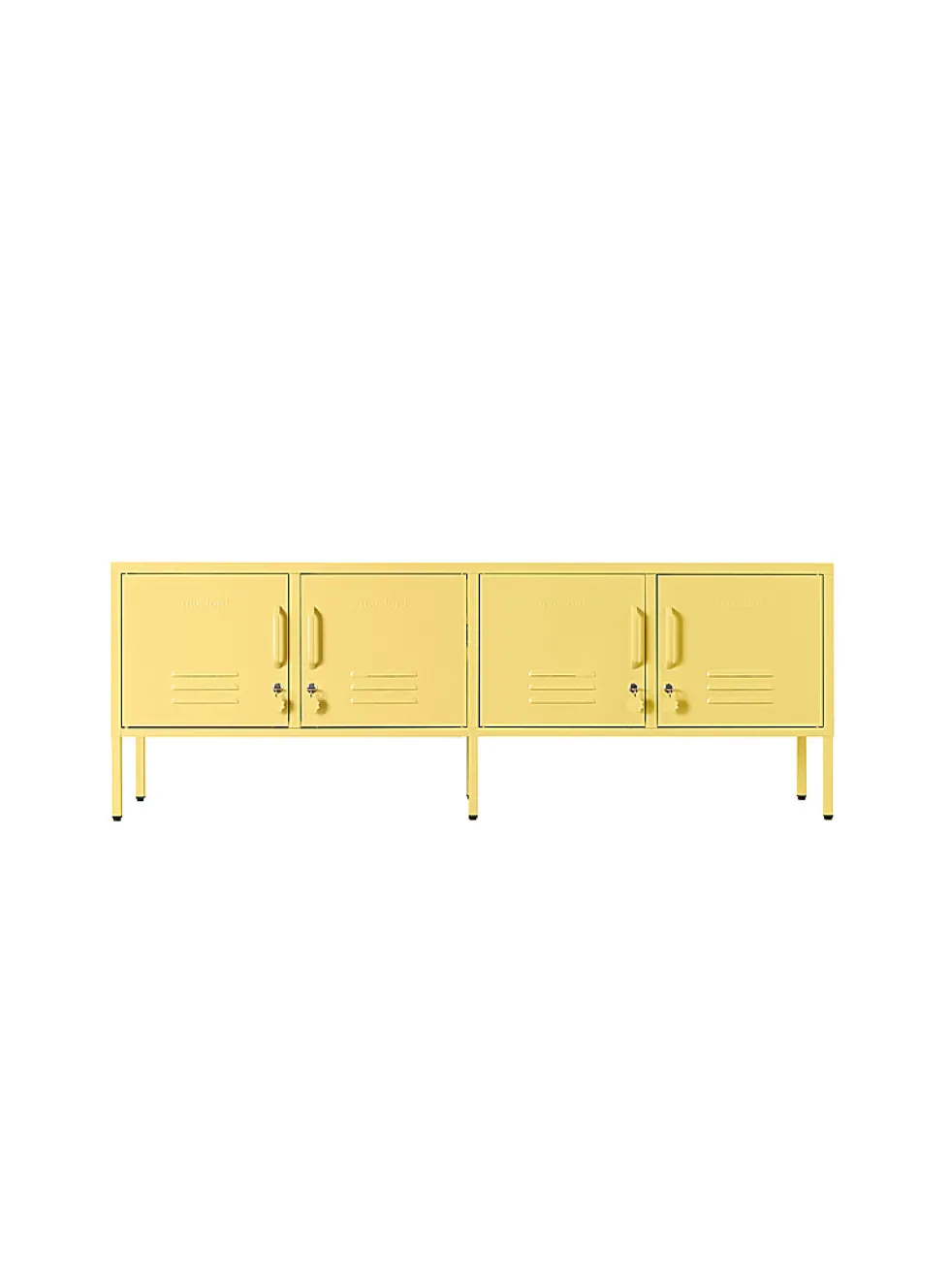 The Standard storage units metallic TV unit