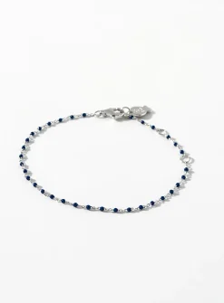 Thin coloured beaded bracelet