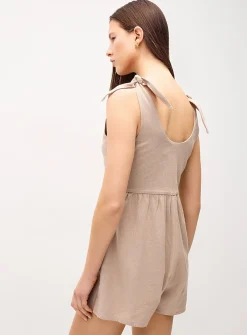 Tie-strap romper