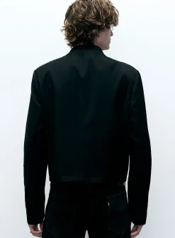 Toggle-style officer jacket