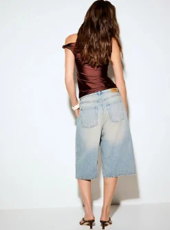 Tokyo faded blue jort