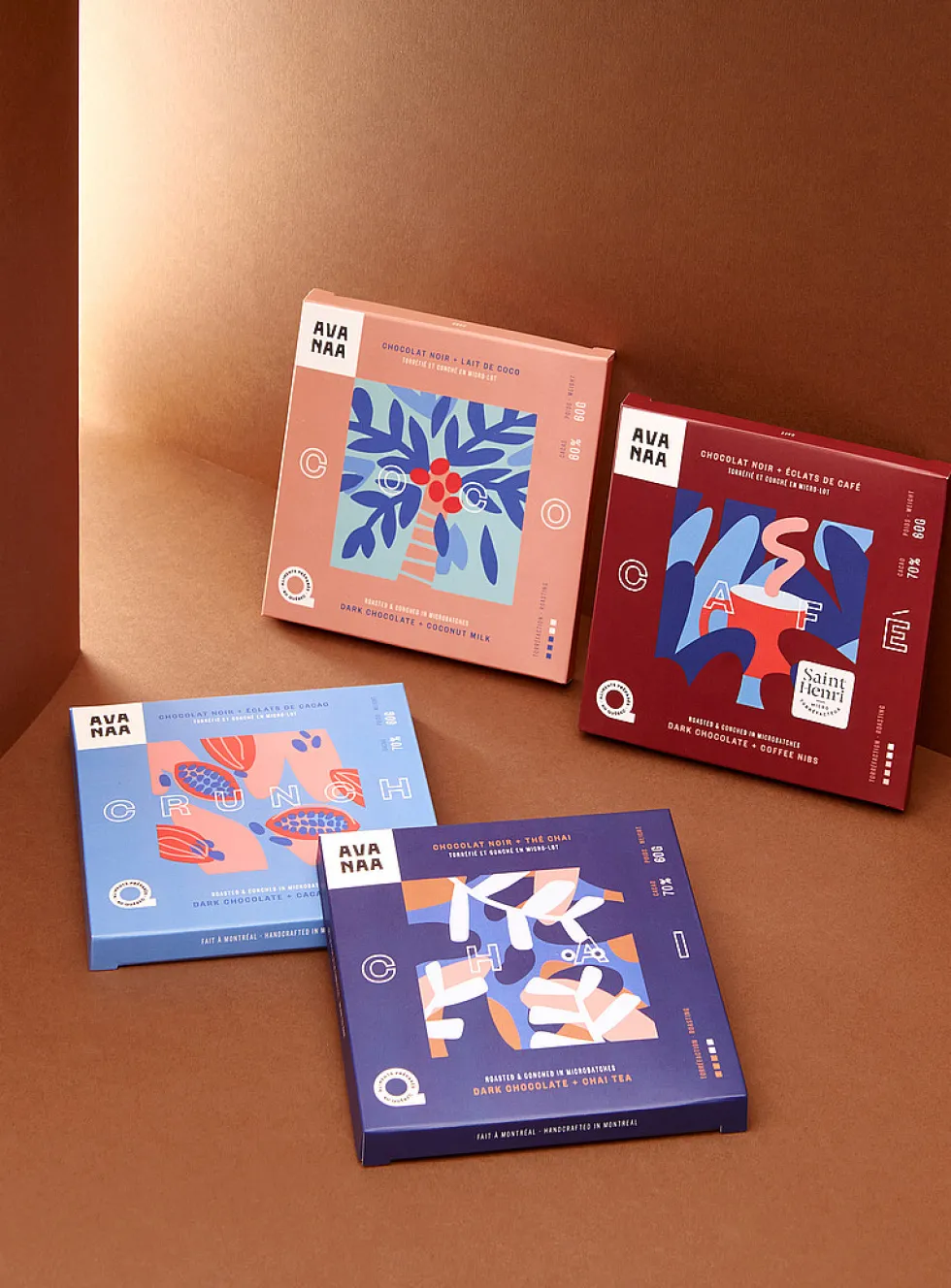 Travel chocolate set