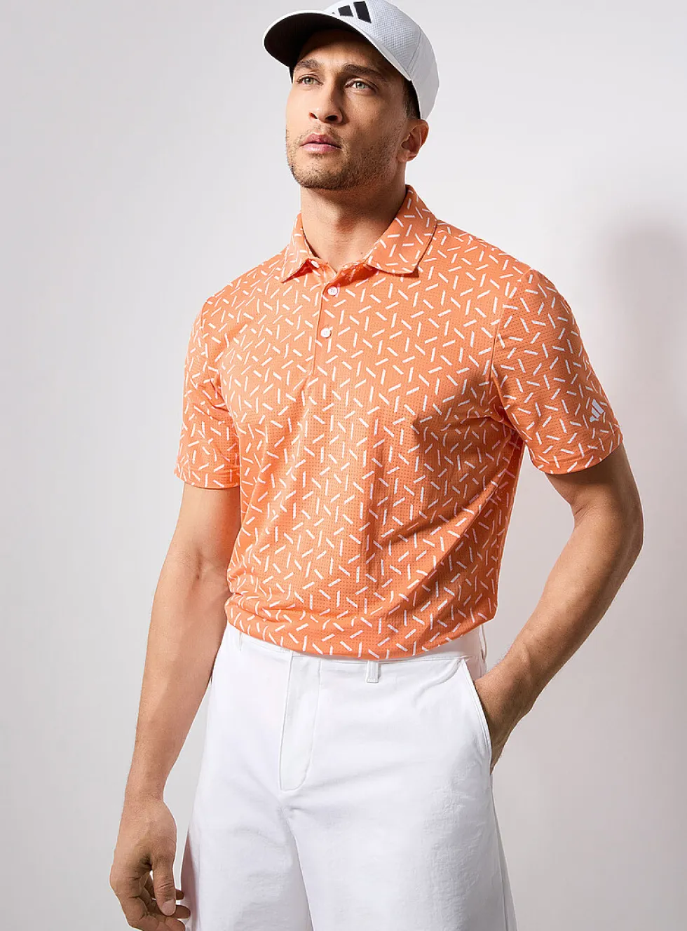 Ultimate365+ micro-perforated confetti golf polo
