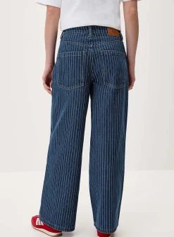Ultra-wide-leg boyfriend jean