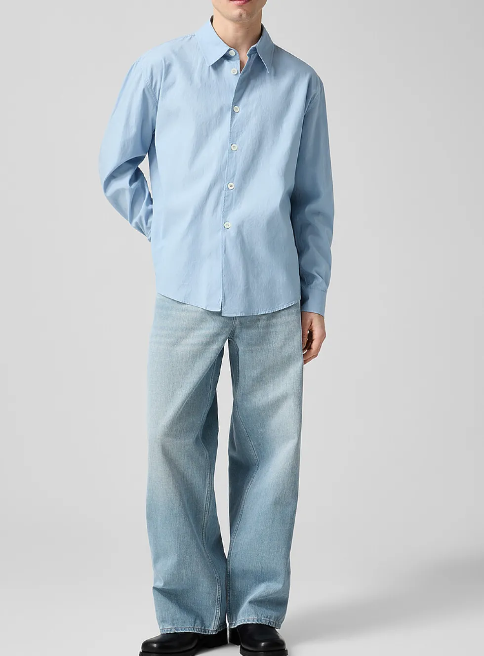 Vast light blue wide-leg jean