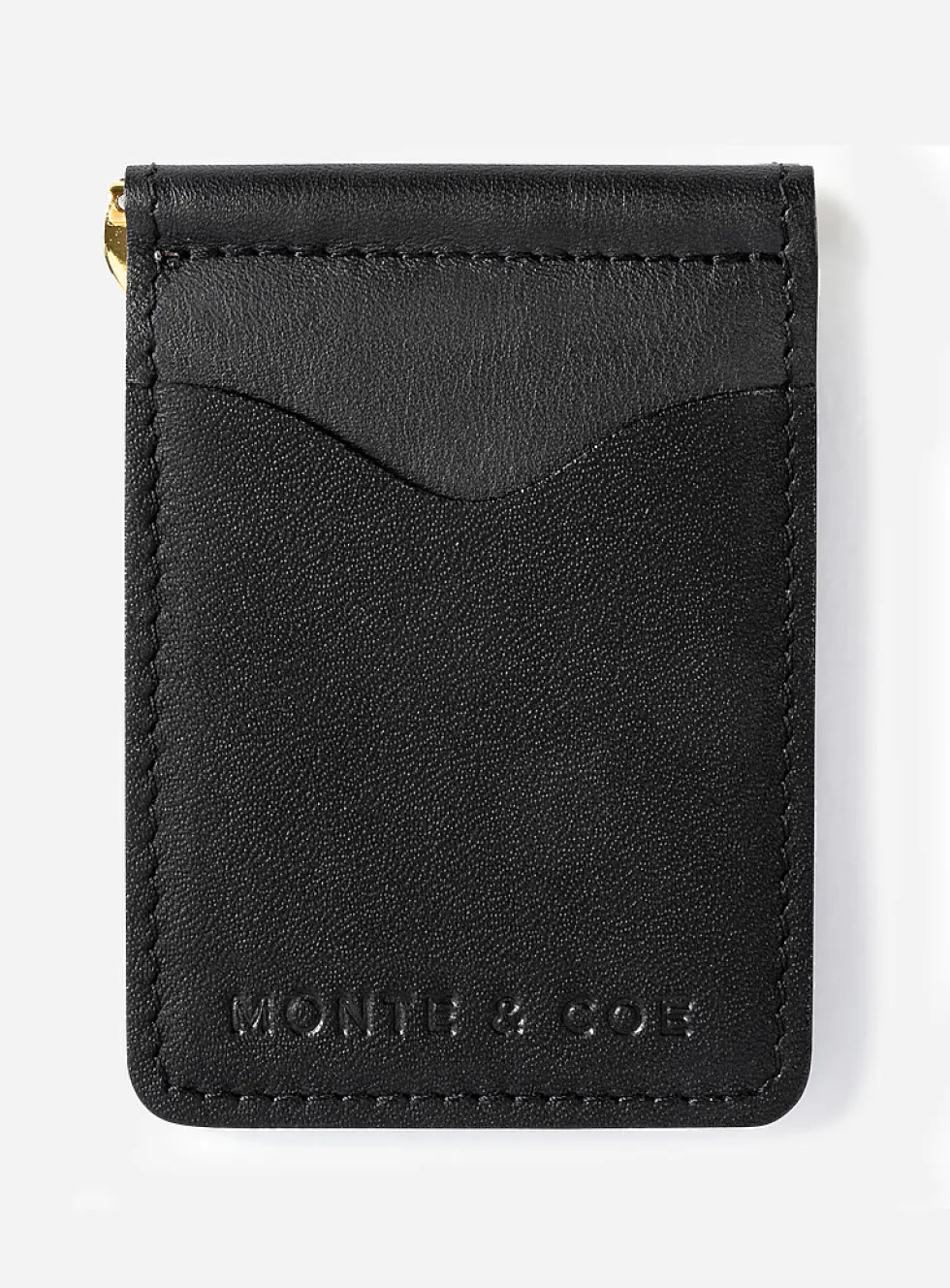 Vegetable-tanned leather card case