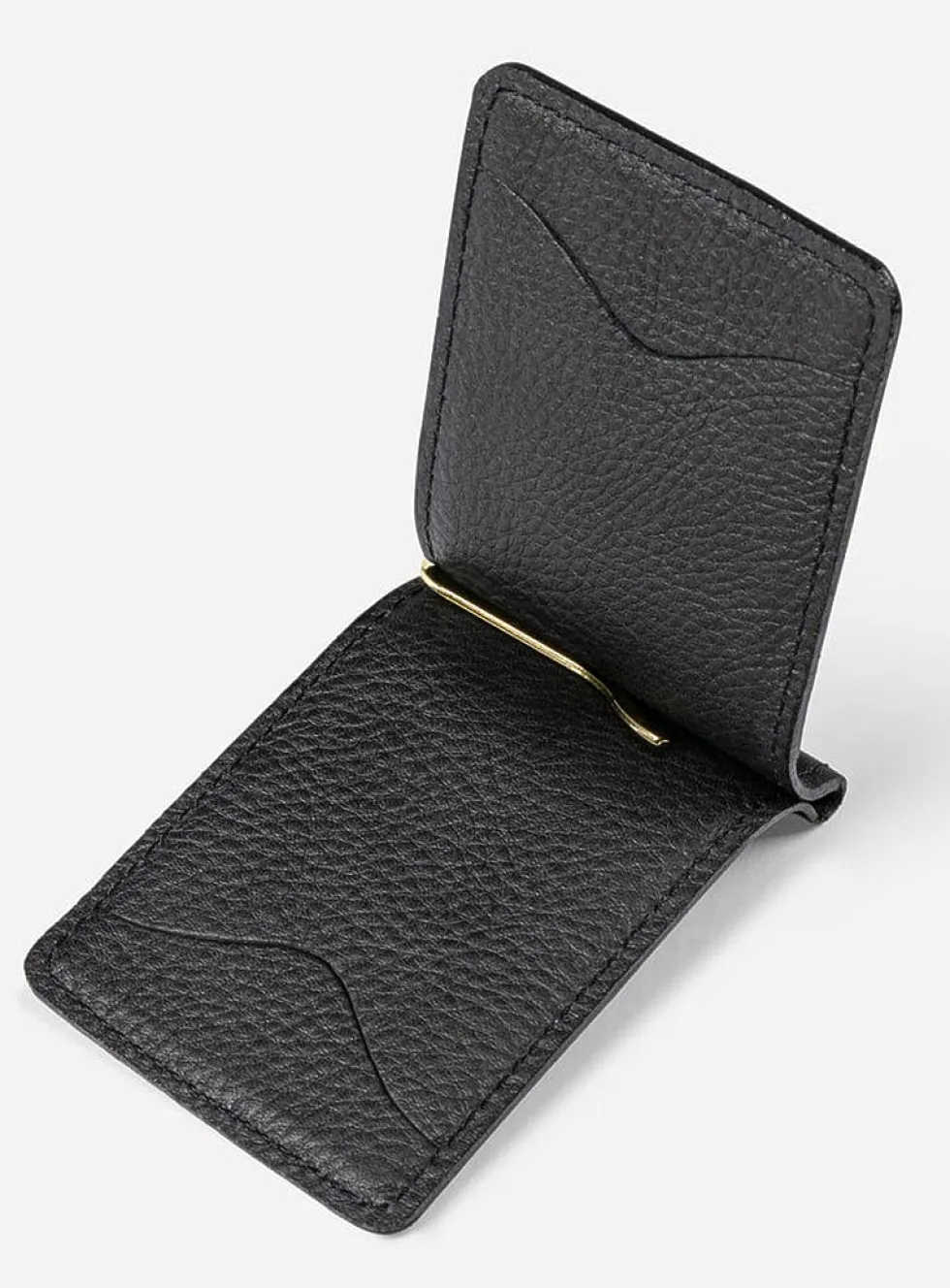 Vegetable-tanned leather card case