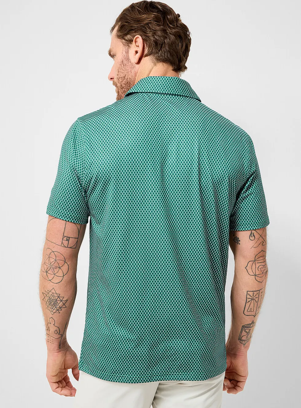 Velocity floral cool-feel golf polo