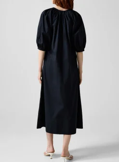 Vincent puff-sleeve maxi dress