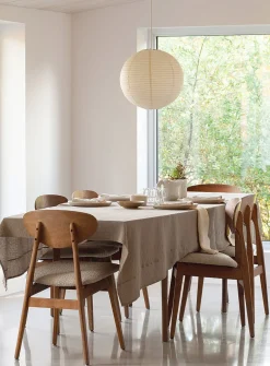 Waffled cotton tablecloth