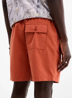 Washed recycled cotton deck short