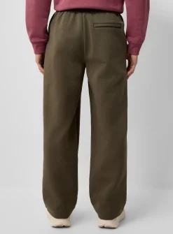 Wide-leg double sided jersey pant