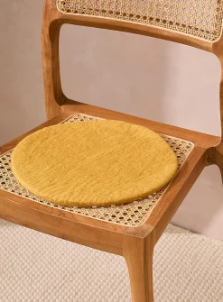 Wool chair cushion