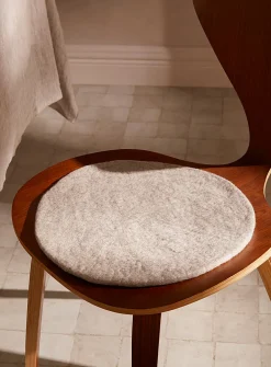 Wool chair cushion