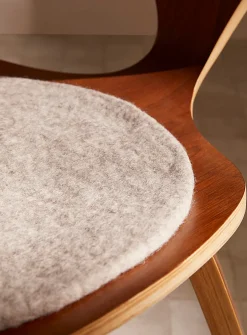 Wool chair cushion
