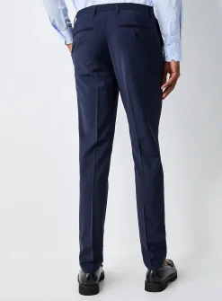 Wool-blend stretch pant