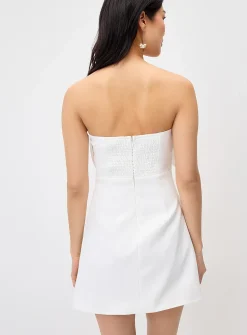 XL bow tube minidress