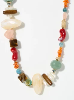 XL mixed bead necklace