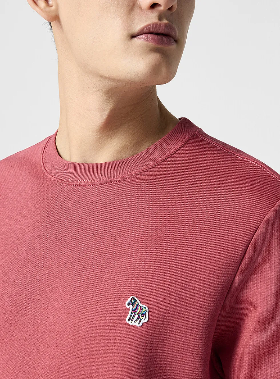 Zebra patch sweatshirt