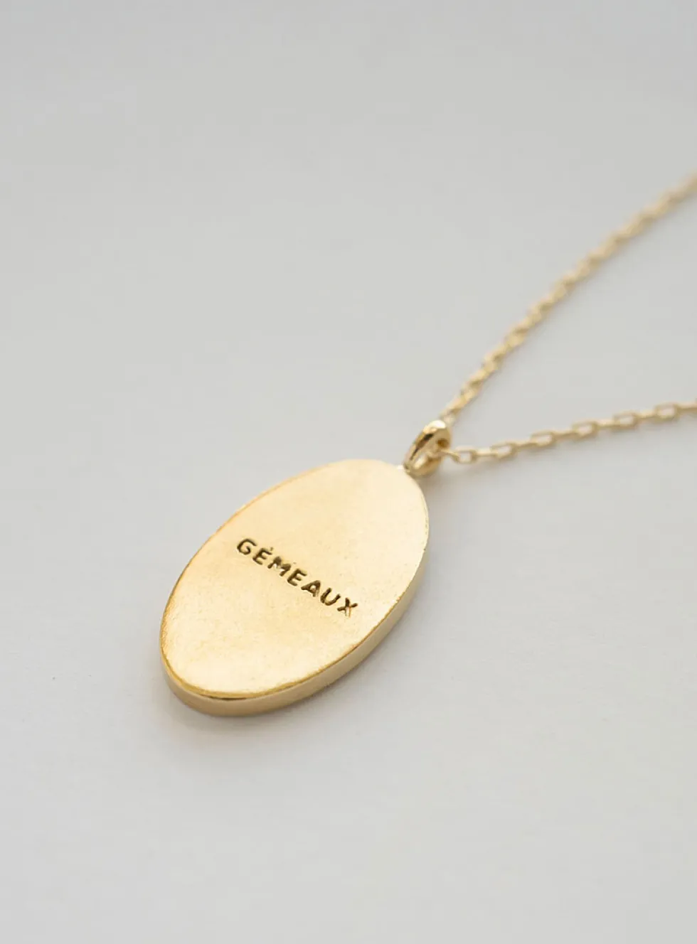 Zodiac sign gold pendant necklace