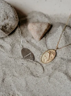 Zodiac sign silver pendant necklace